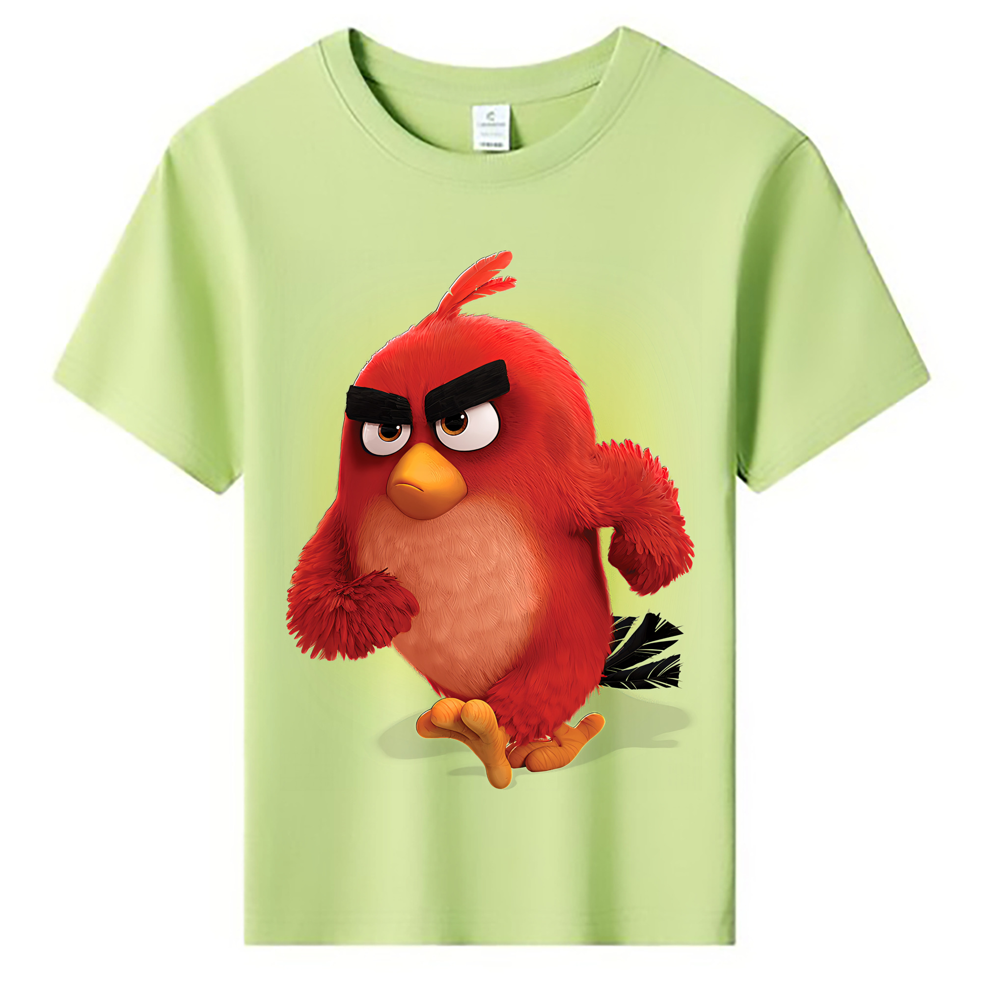 （画像用） Angry Birds アングリーバード 綿100％キッズTシャツ（フロントプリント）